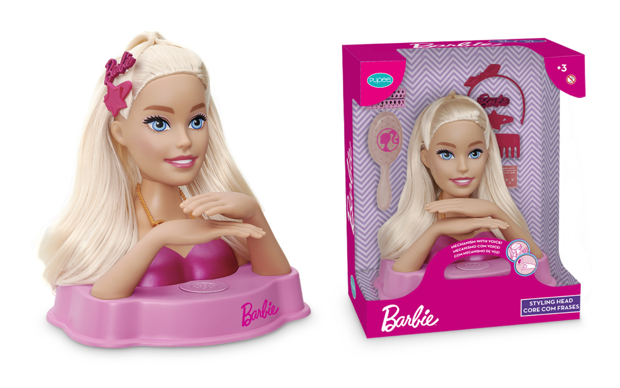 Styling Head Core com Frases - Barbie - Mattel